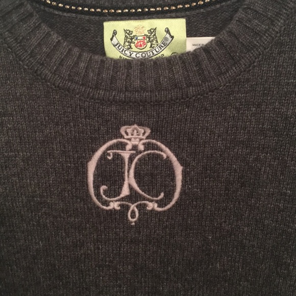 Gray Juicy Couture wool & cashmere sweater - Picture 2 of 3